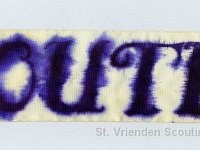 SCOUTING gestempeld op lint - coll. BKB