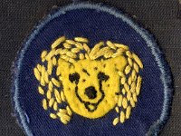 insigne 'leeuw' - coll. Betsy Karsten - Boerema