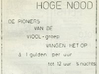 1969 adv. oppascentrale in blad g-feest - DA