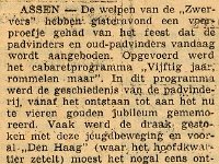 1961 groepsfeest cabaret '50 jaar rommelen maar'