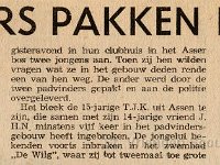 PDAC padvinders pakken inbrekers - archief Zw