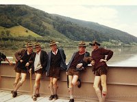 1965 stamreis Haslach. Stamreis Haslach. Aan de Donau bij Linz