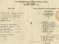 1938 progr. 15-jarig jubileum NPG Assen - coll. TtO