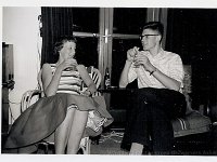 leidingfeestje 1959 samen met Rolf Domenie